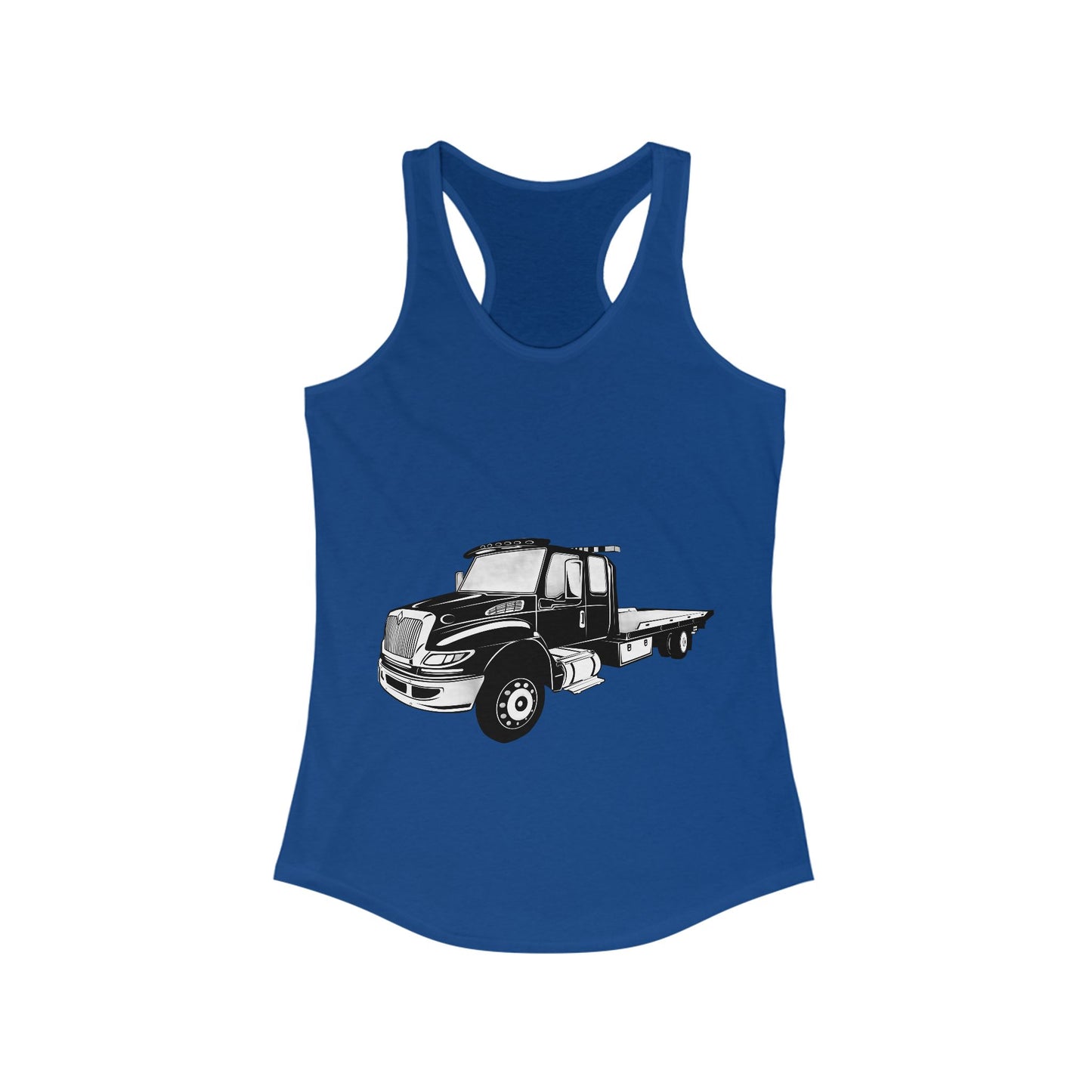 Flatbed Tow Truck Women's Racerback Tank