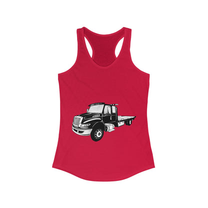 Flatbed Tow Truck Women's Racerback Tank