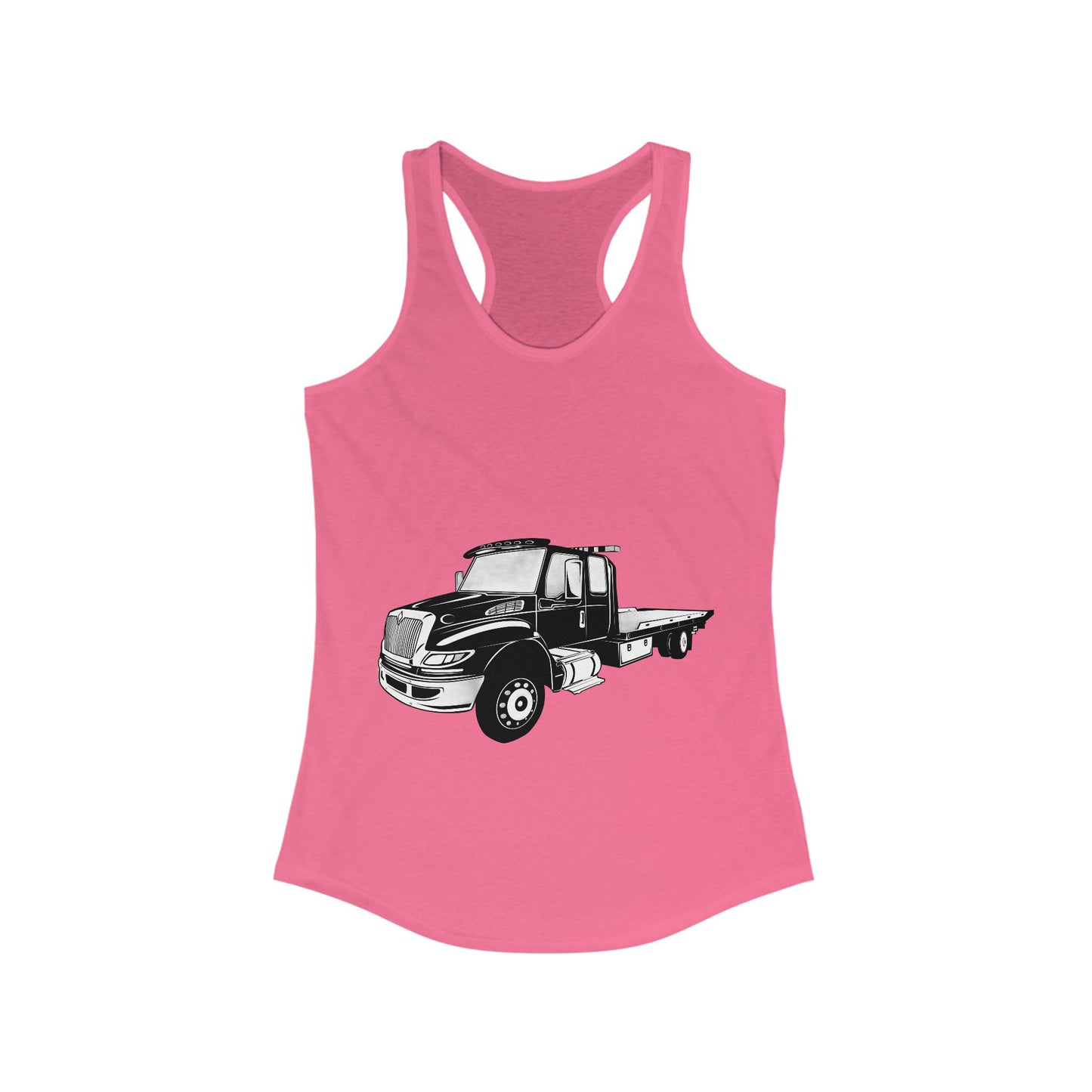 Flatbed Tow Truck Women's Racerback Tank