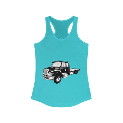 Flatbed Tow Truck Women's Racerback Tank