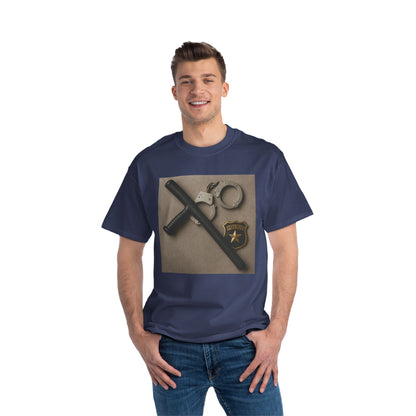 Law Enforcement Appreciation Men's Short-Sleeve Crewneck Tee