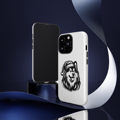 Santa Paws Malamute iPhone Case
