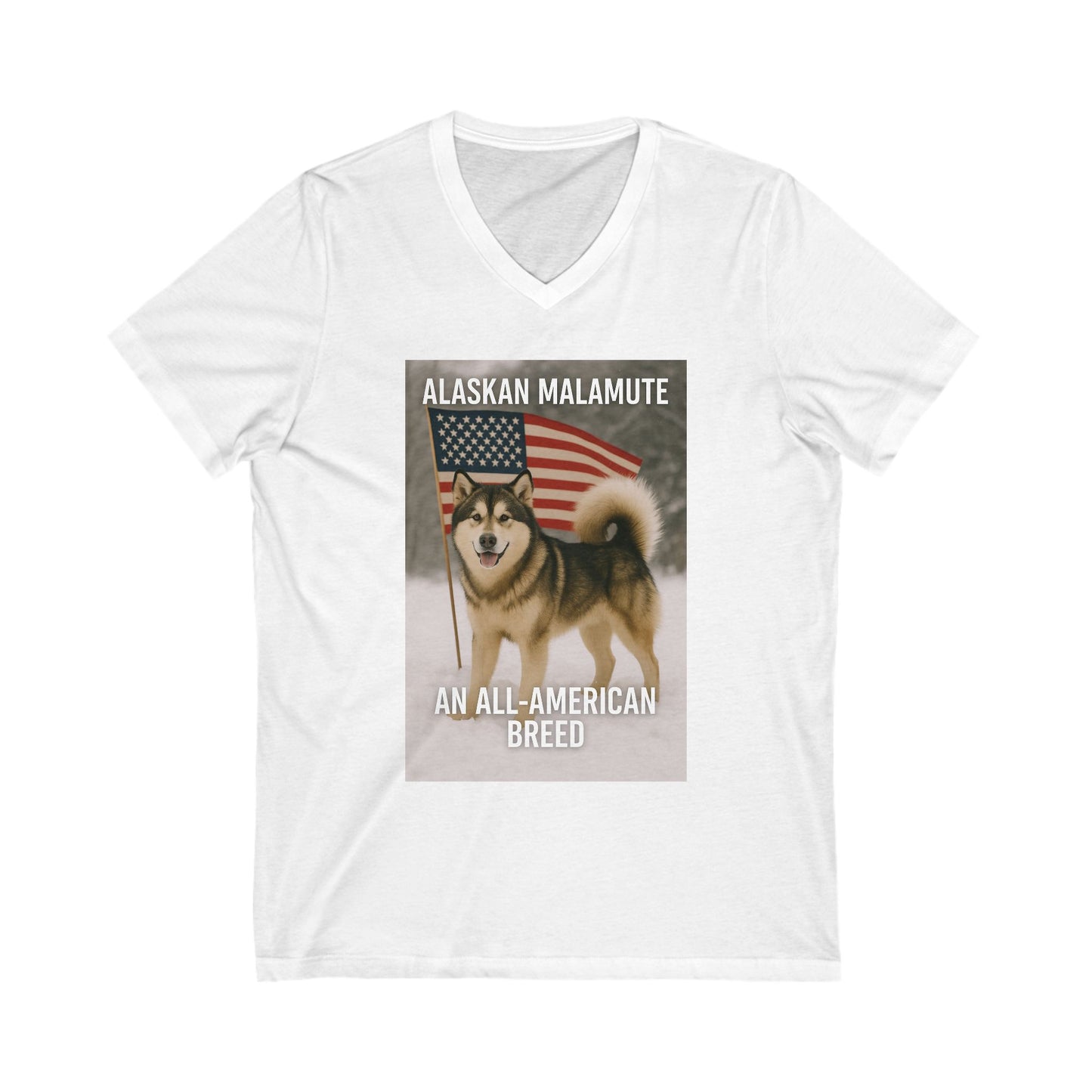 All-American Breed Unisex Short Sleeve V-Neck Tee