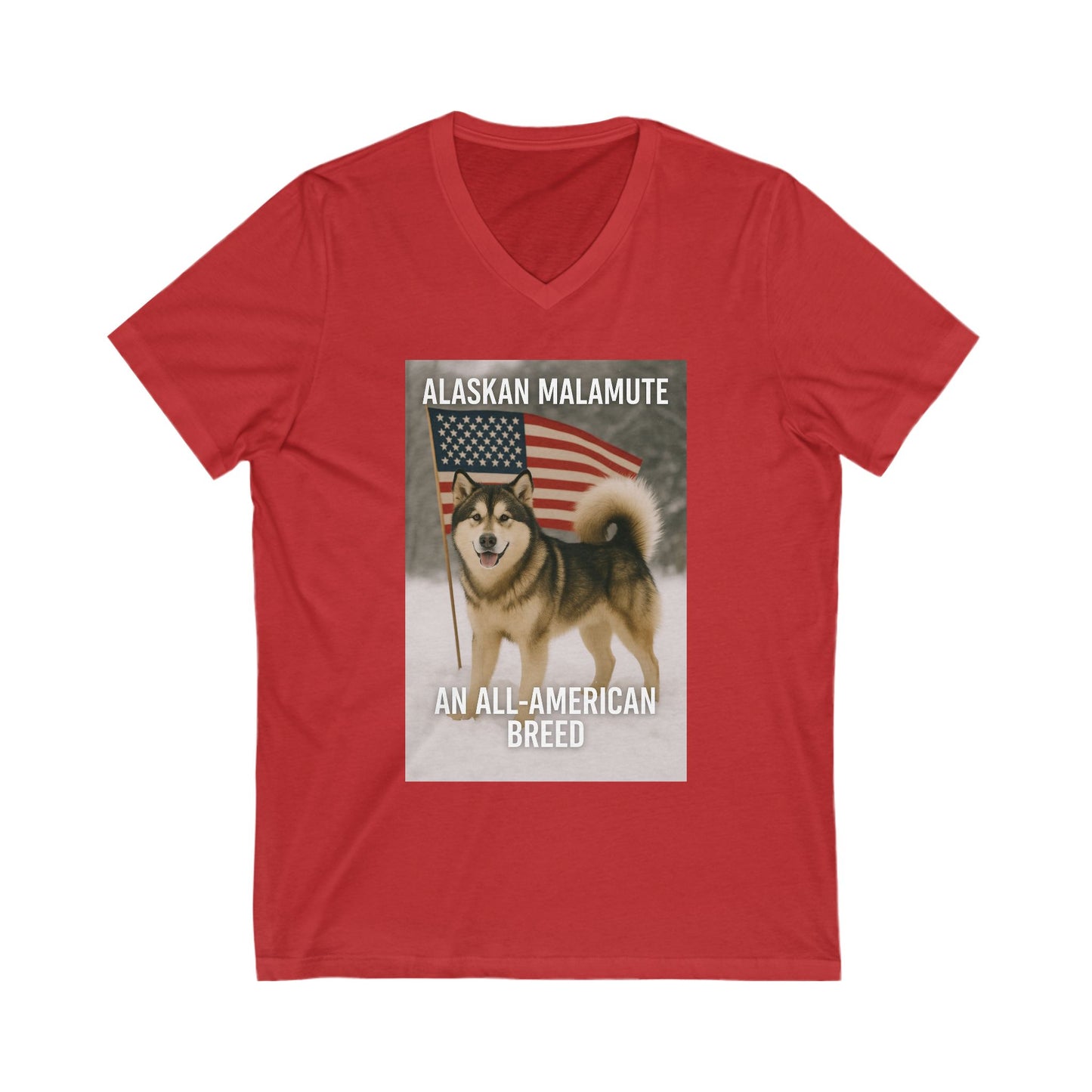 All-American Breed Unisex Short Sleeve V-Neck Tee