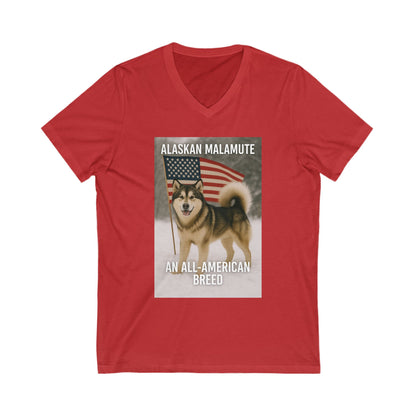 All-American Breed Unisex Short Sleeve V-Neck Tee