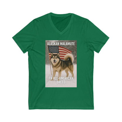 All-American Breed Unisex Short Sleeve V-Neck Tee