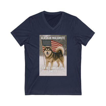 All-American Breed Unisex Short Sleeve V-Neck Tee