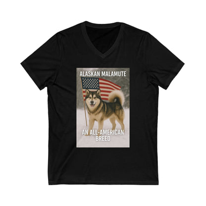 All-American Breed Unisex Short Sleeve V-Neck Tee