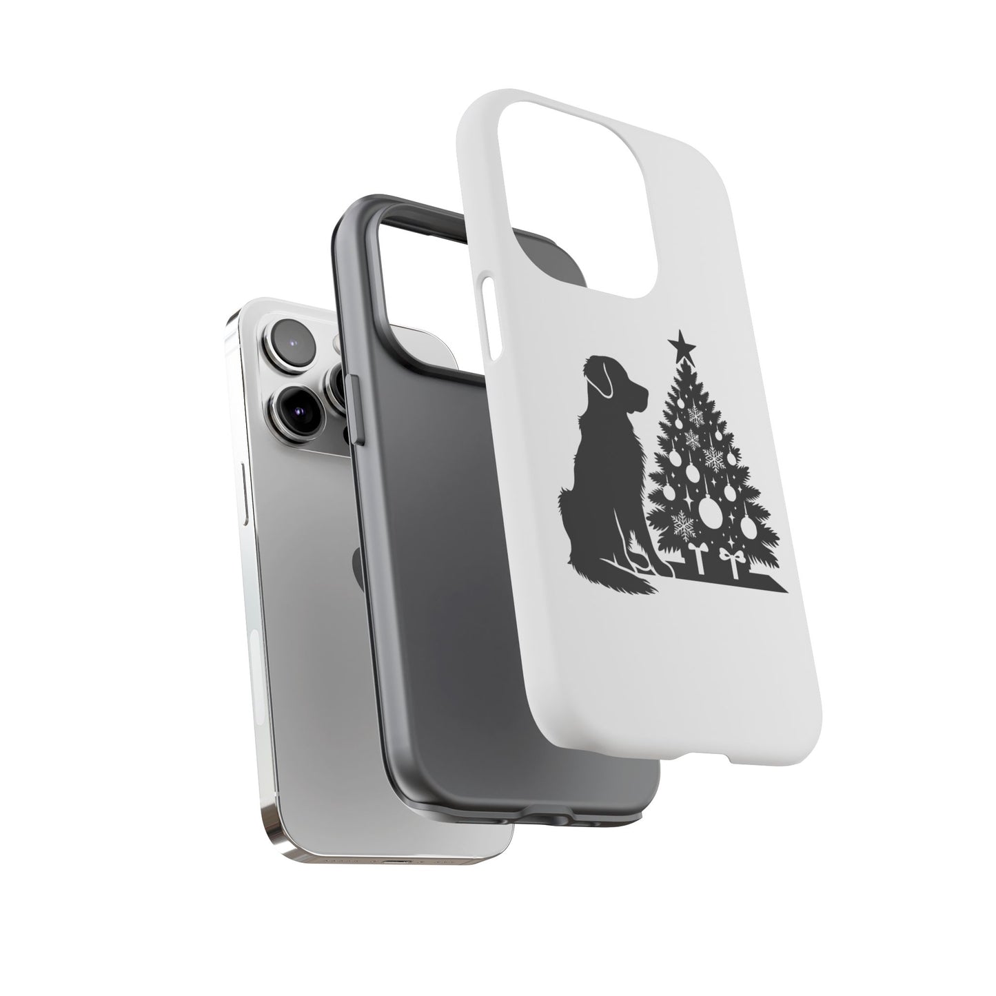 Golden Christmas Tree iPhone Case