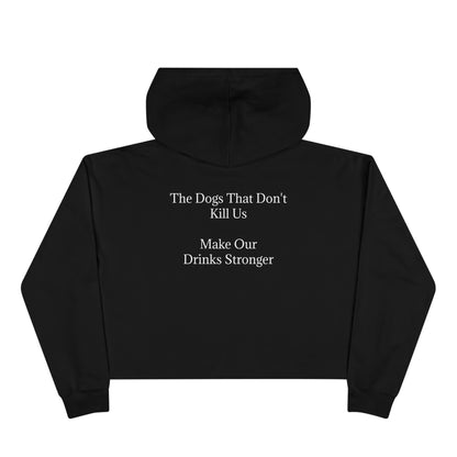 Drinks Stronger Women's Crop Hoodie