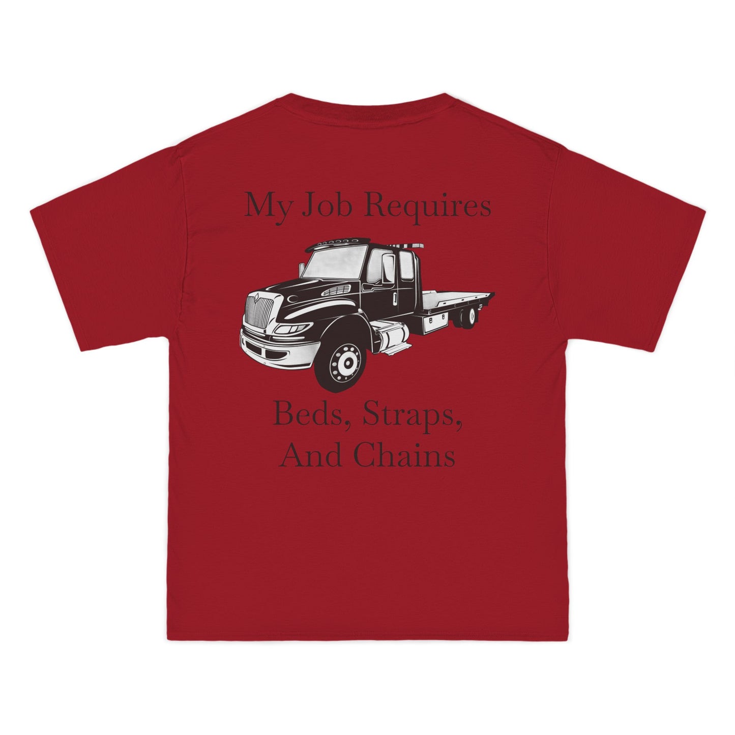Beds, Straps, And Chains Men's Short-Sleeve Crewneck Tee