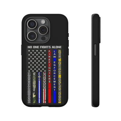 No One Fights Alone iPhone Case