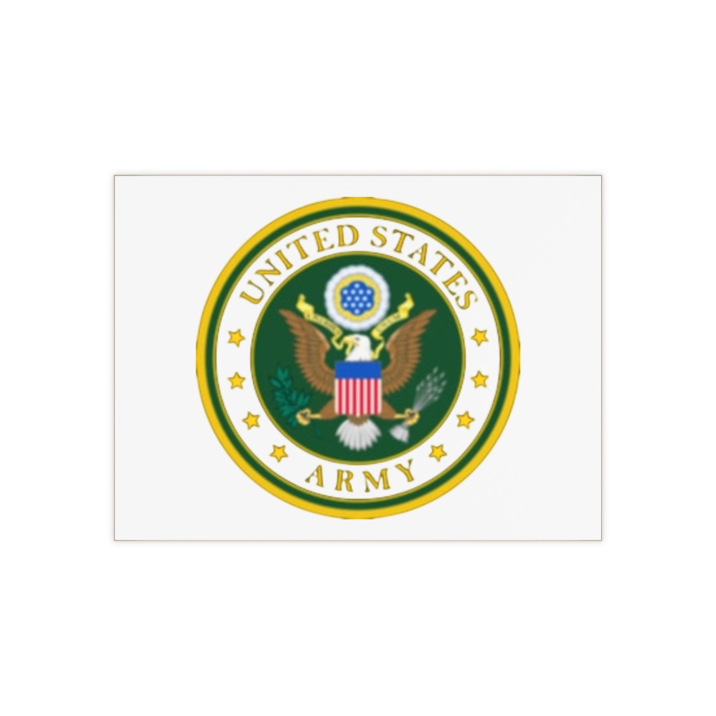 US Army Ceramic Photo Tile