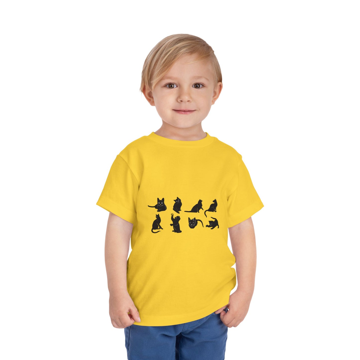 Cats Toddler Unisex Short Sleeve Crewneck Tee
