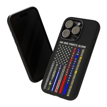 No One Fights Alone iPhone Case