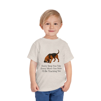 Tracking You Toddler Unisex Short Sleeve Crewneck Tee