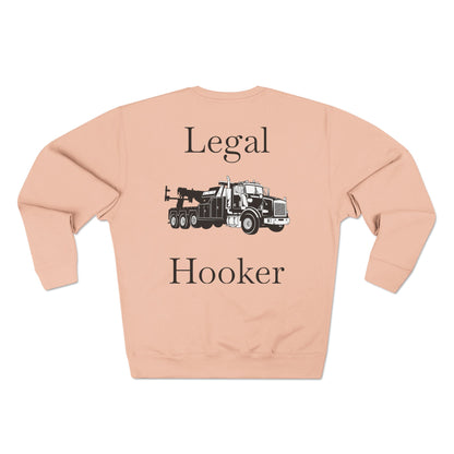 Legal H**ker Heavy Tow Truck Unisex Crewneck Sweatshirt