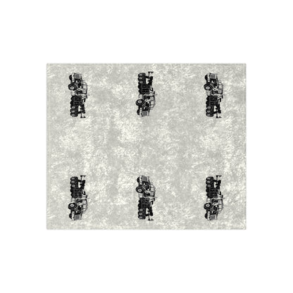 Heavy Tow Truck Crushed Velvet Blanket