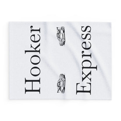 H**ker Express Wheel Lift Tow Truck Arctic Fleece Blanket