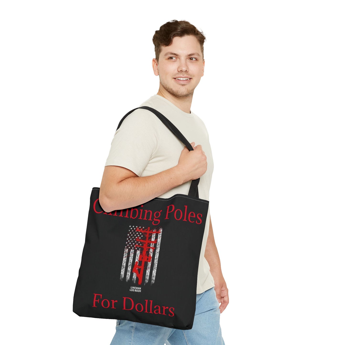 Climbing Poles Tote Bag