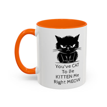 Kitten Me 2-Tone Coffee Mug