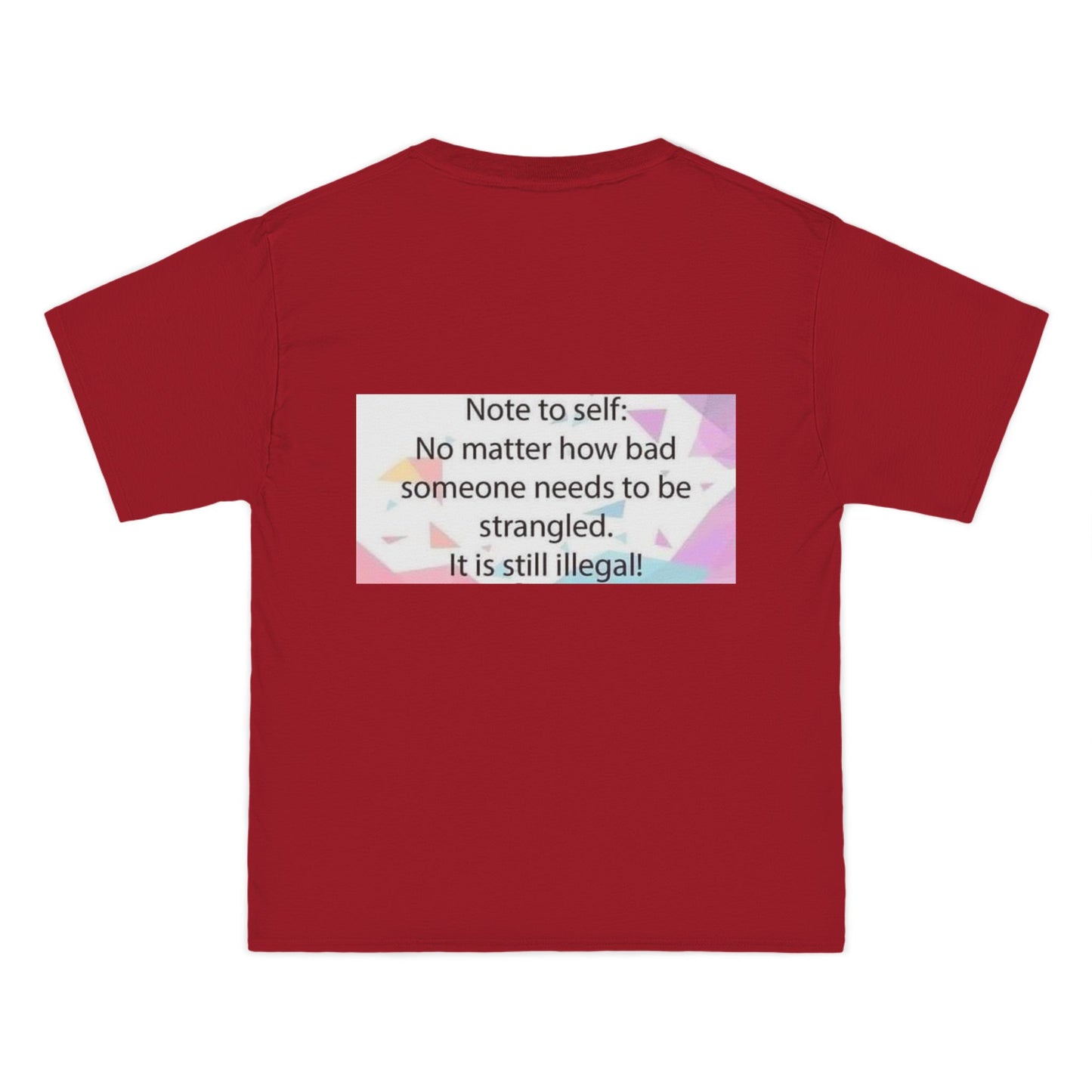 Note To Self Men's Short-Sleeve Crewneck Tee