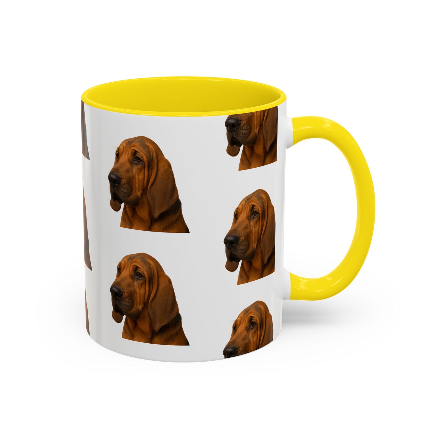 Bloodhound Head 2-Tone Coffee Mug