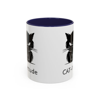 CAT-ittude 2-Tone Coffee Mug