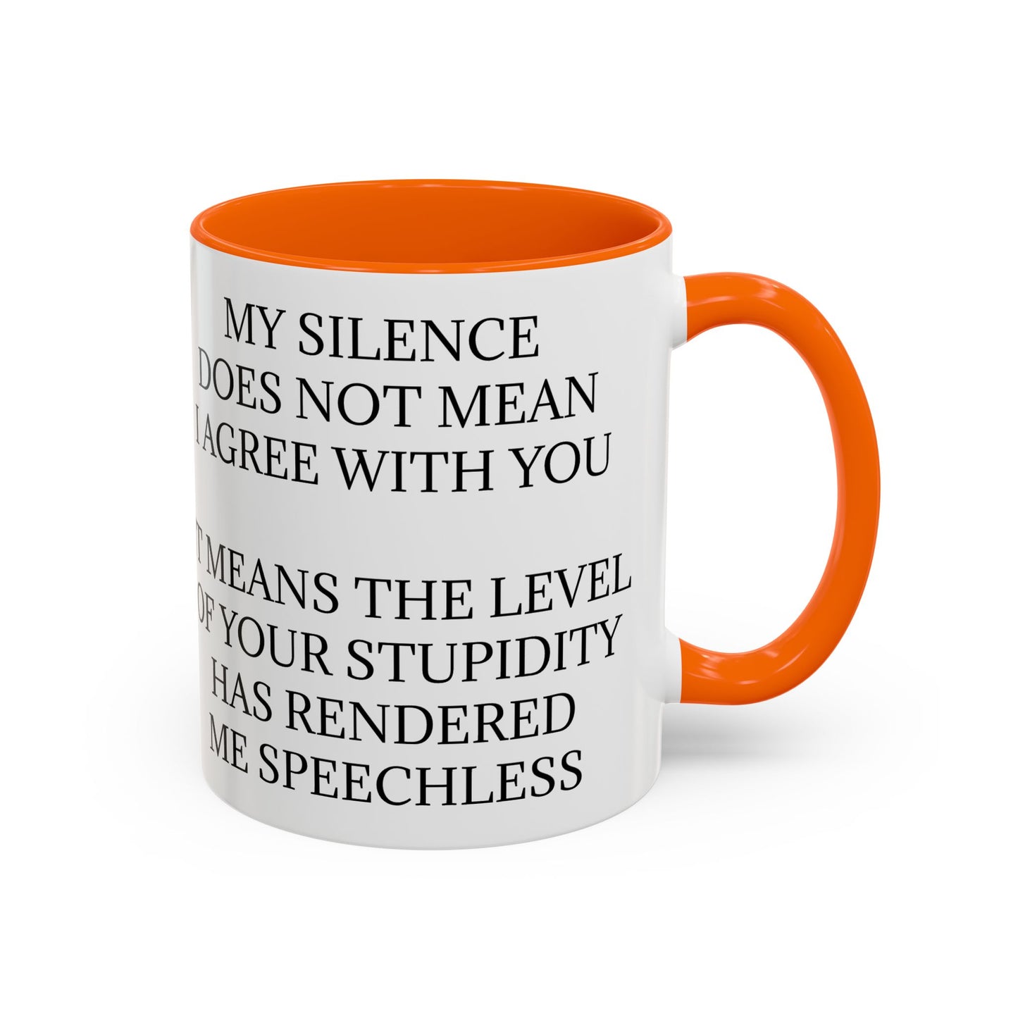 Speechless 2-Tone Coffee Mug