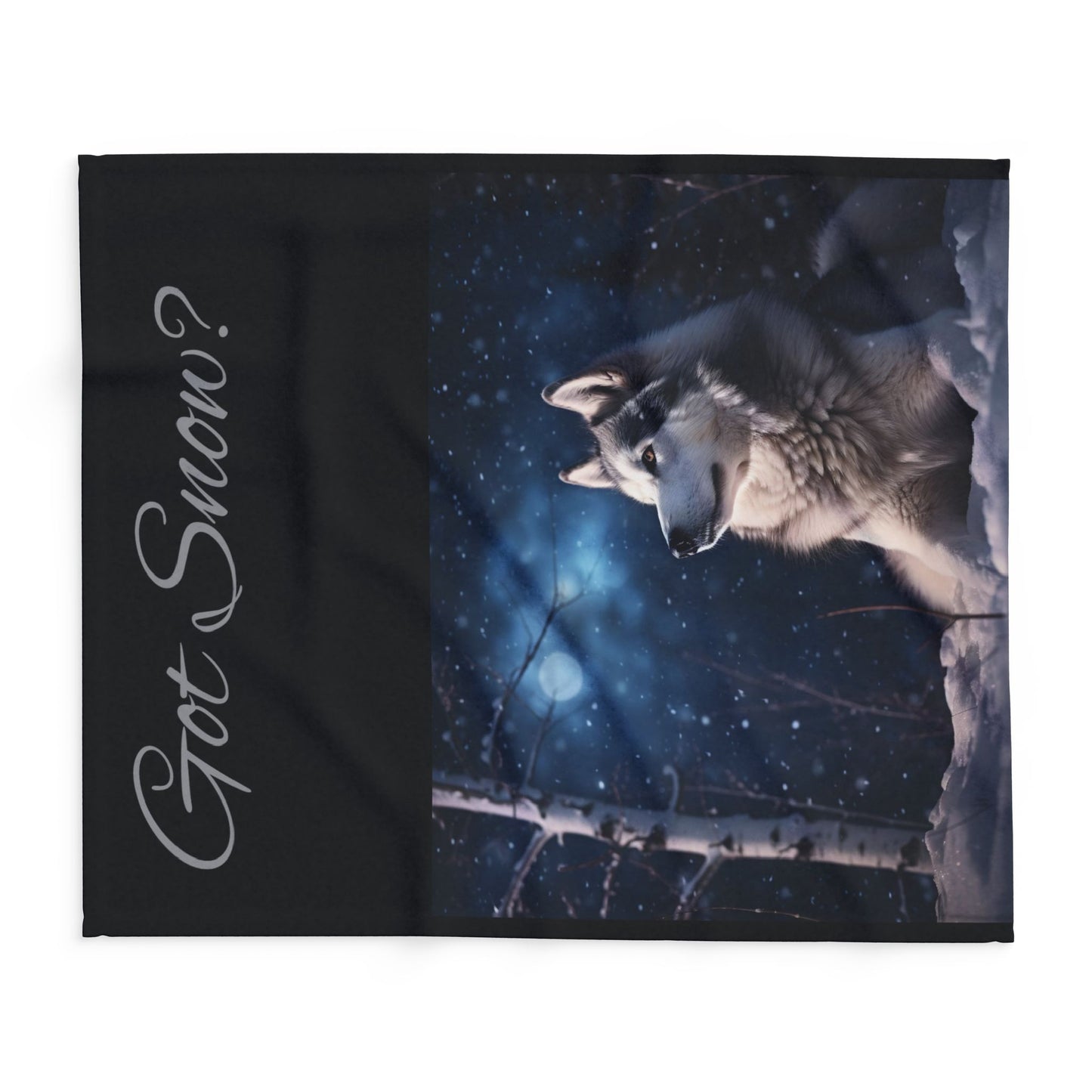 Got Snow? Arctic Fleece Blanket
