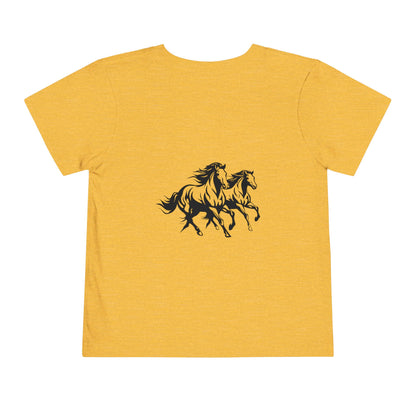 Horsin' Around Toddler Unisex Short Sleeve Crewneck Tee