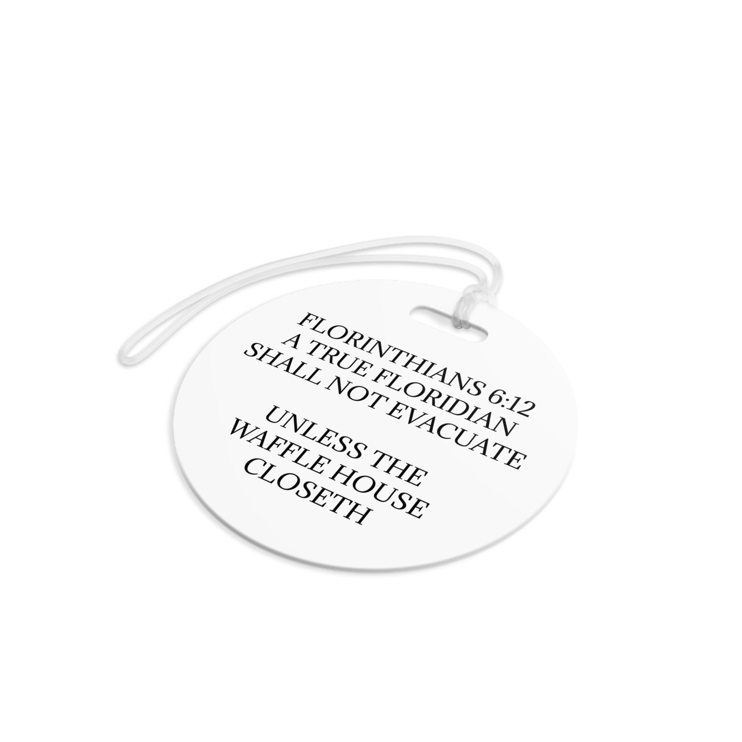 Florinthians 6:12 Luggage Tag