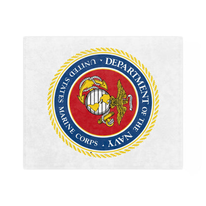 US Marine Corps Velveteen Microfiber Blanket