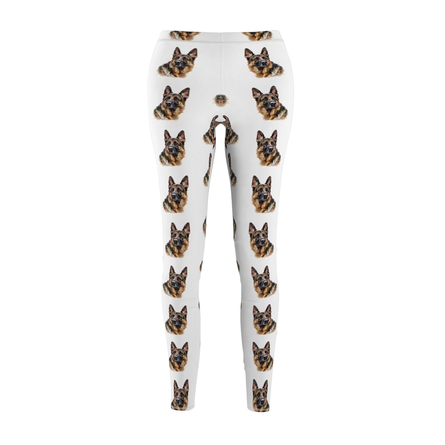 German Shepherd Head Women's Ankle Leggings