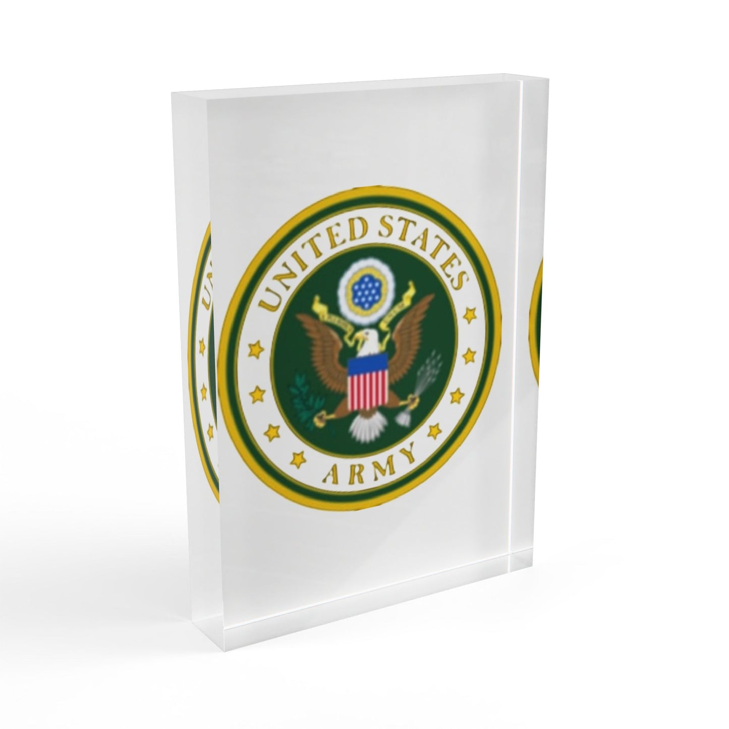 US Army Acrylic Photo Block