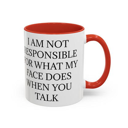 When You Talk 2-Tone Coffee Mug