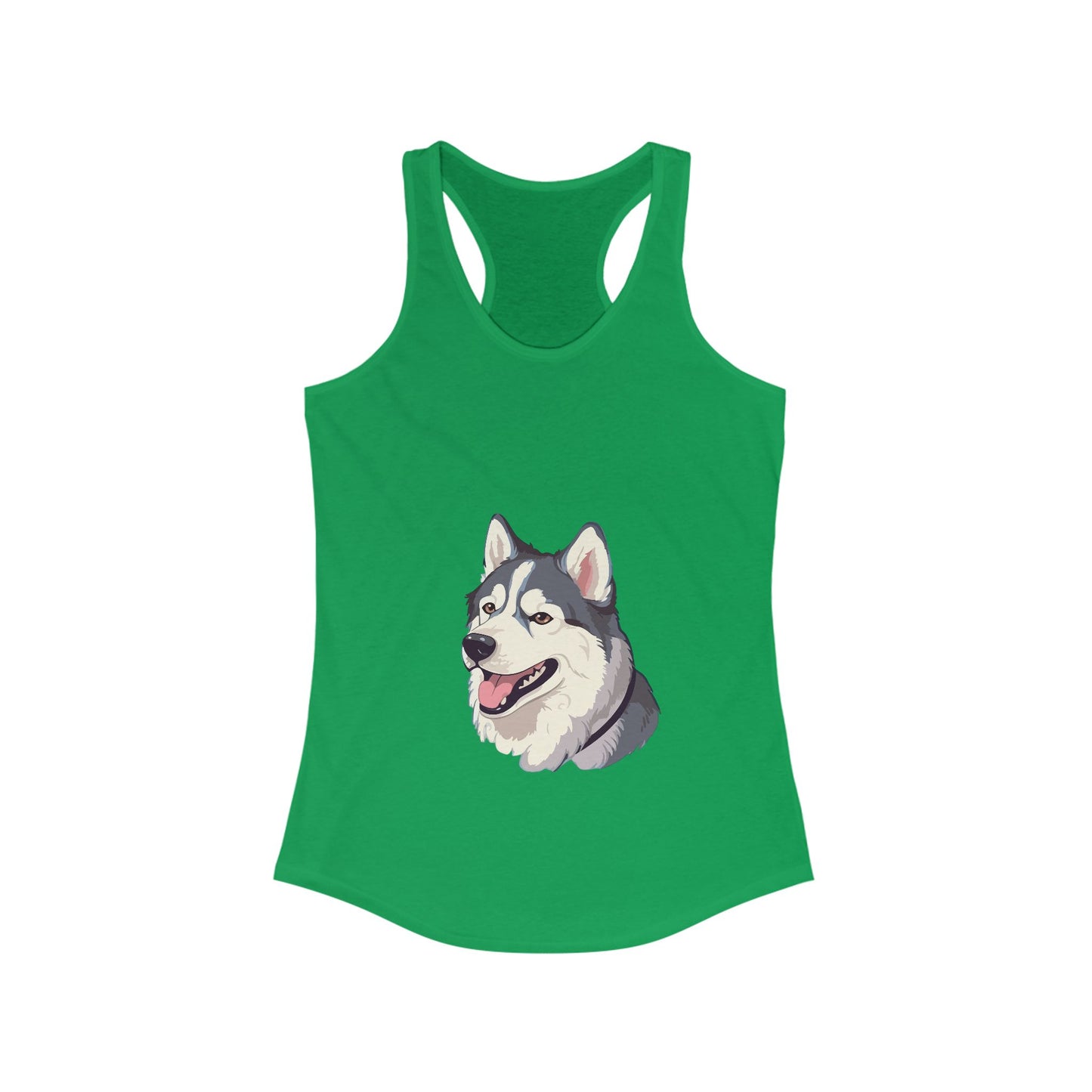 Malamute Head Women's Racerback Tank