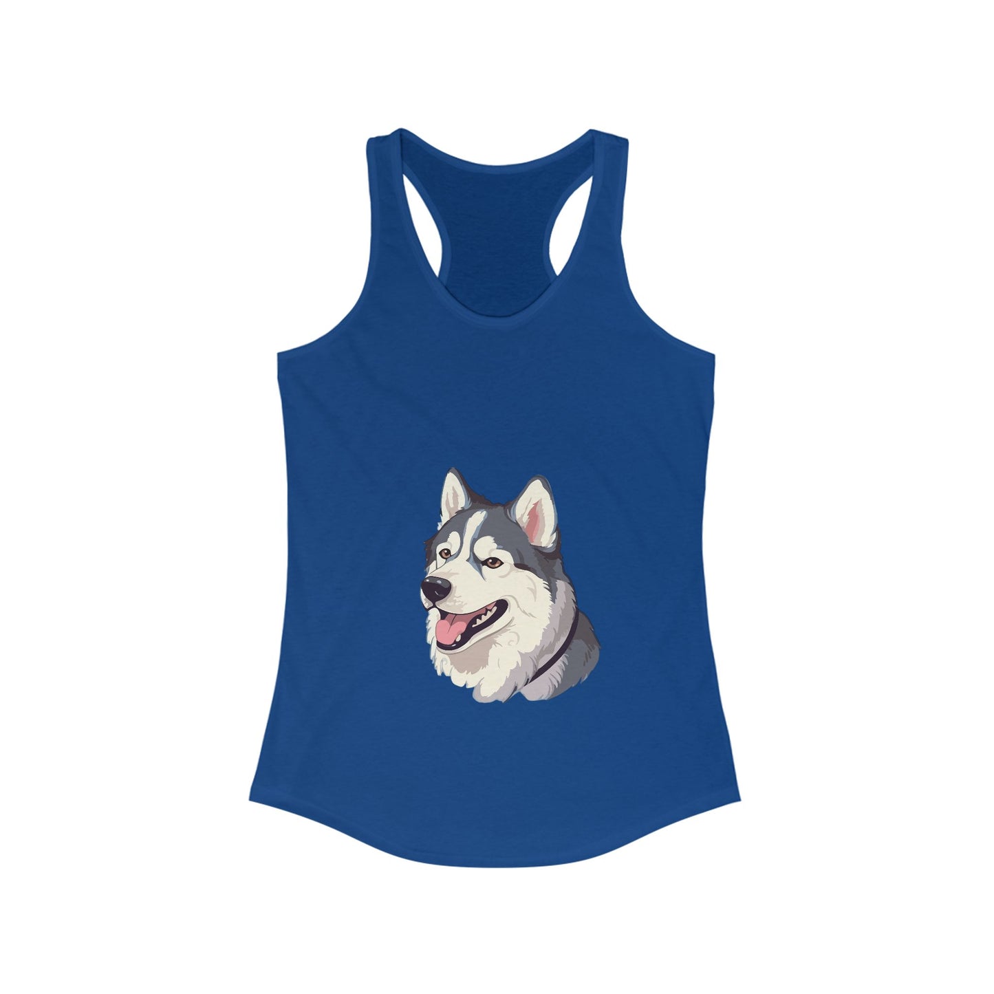 Malamute Head Women's Racerback Tank