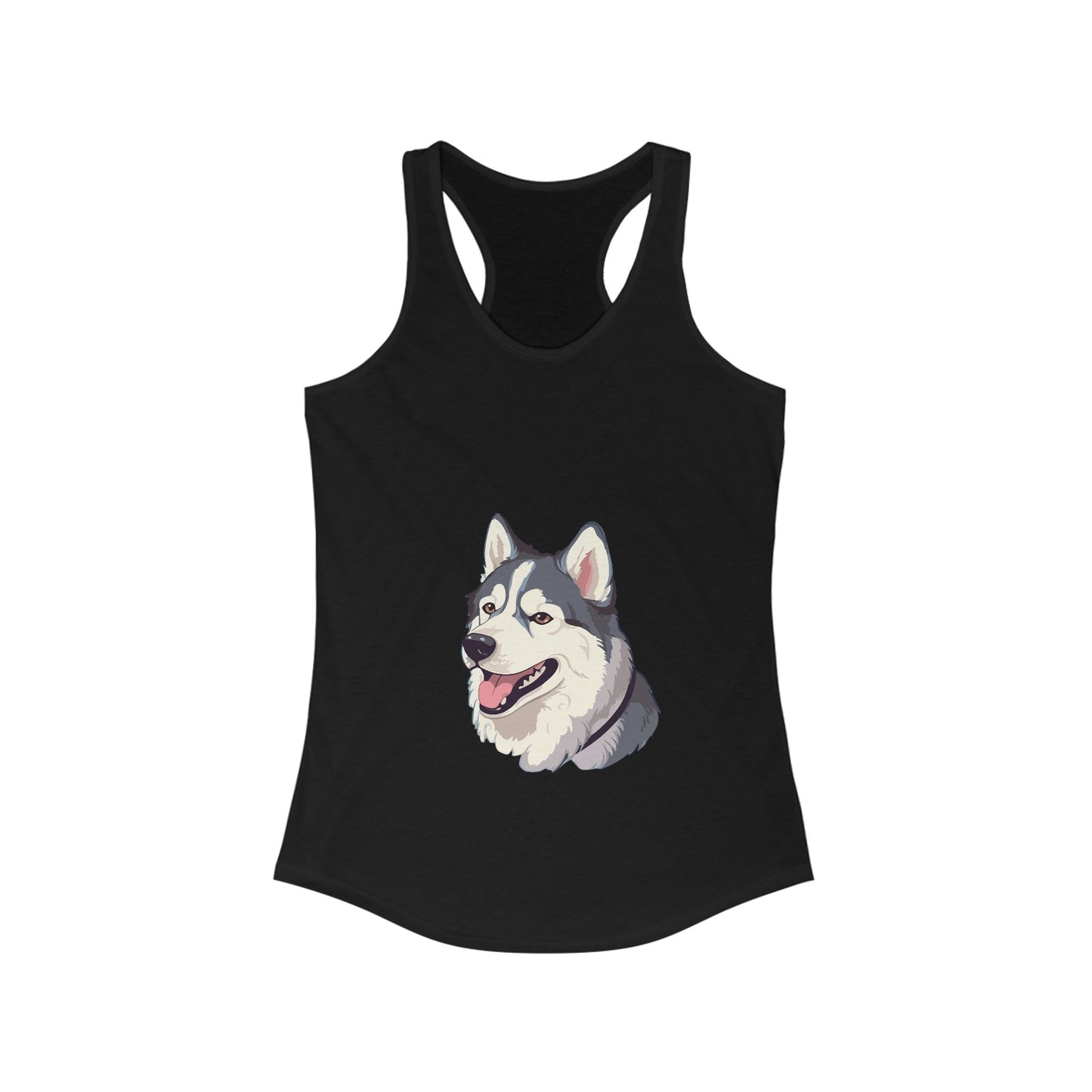 Malamute Head Women's Racerback Tank