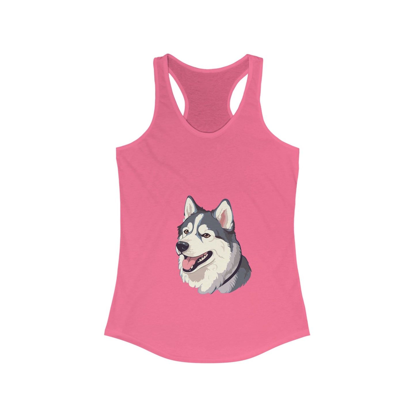 Malamute Head Women's Racerback Tank