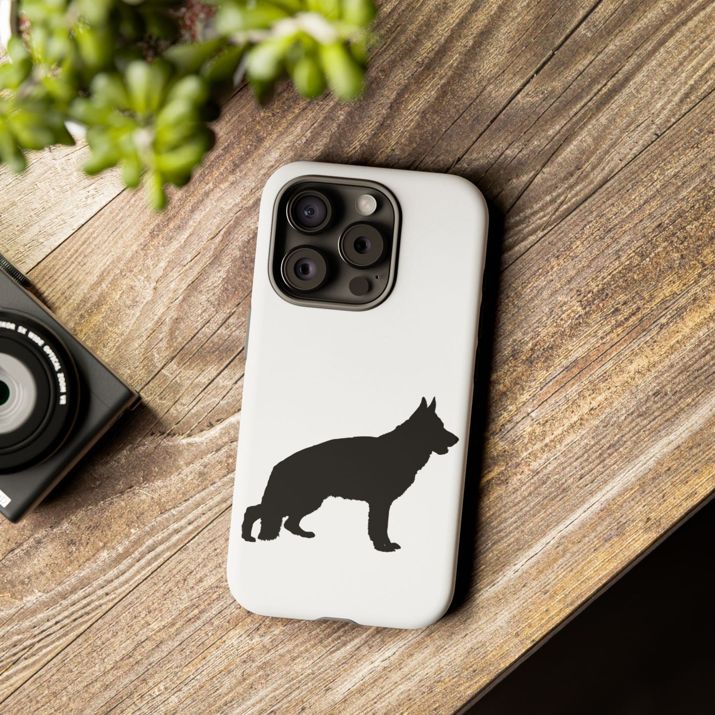 German Shepherd Silhouette iPhone Case