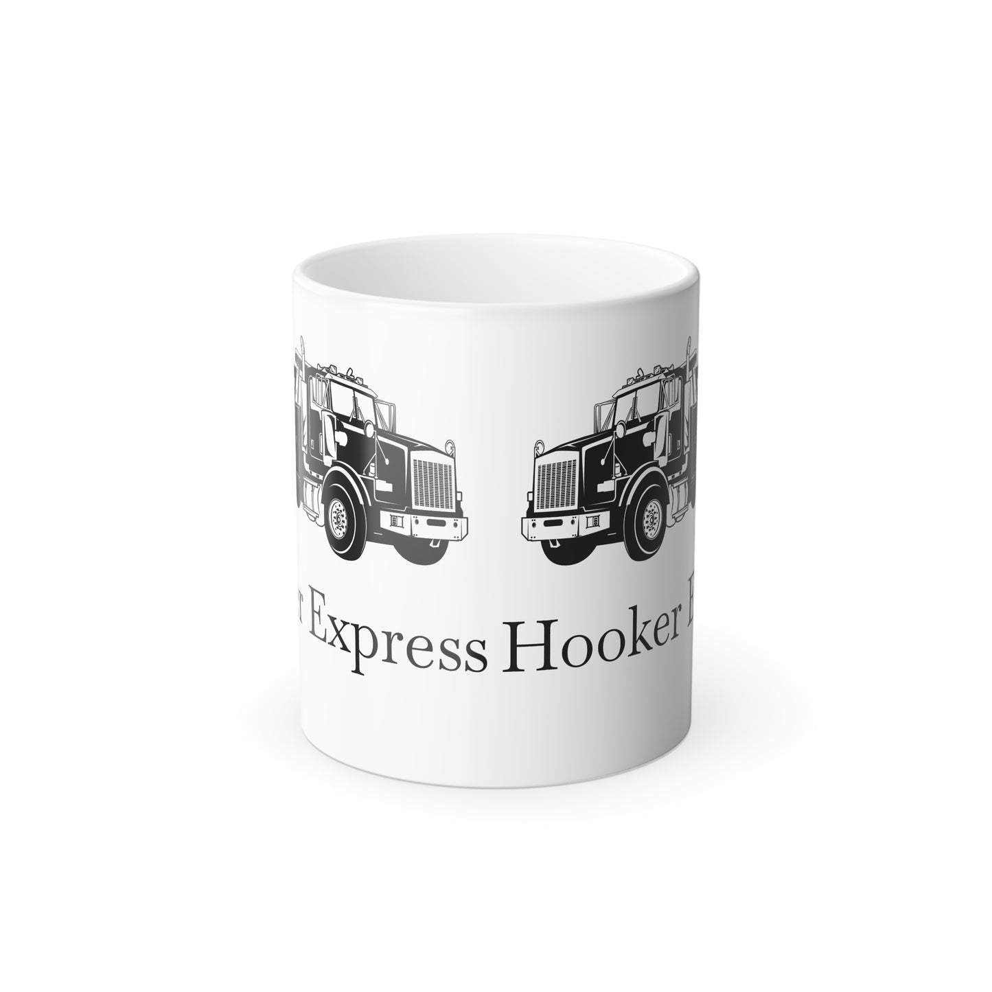 H**ker Express Heavy Tow Truck Color Changing Mug