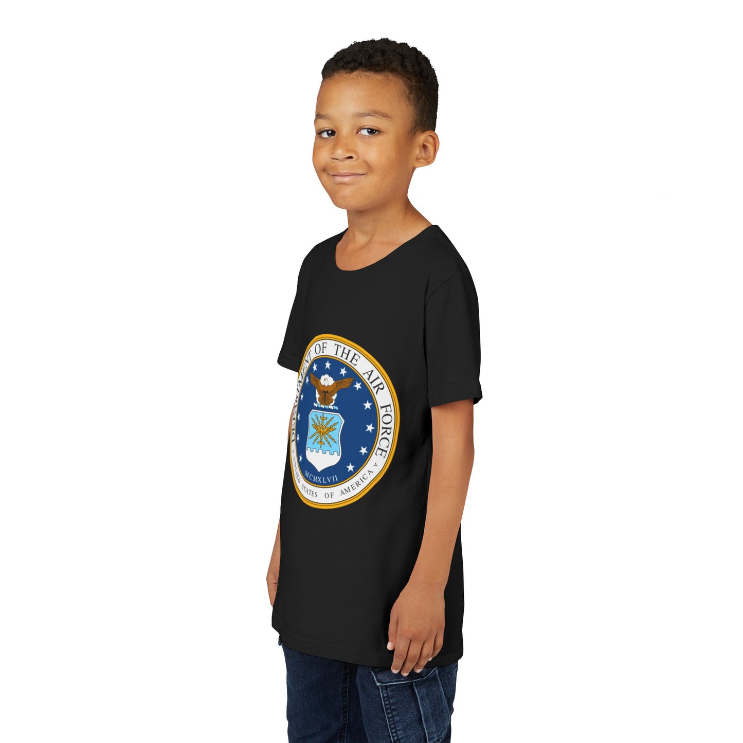 US Air Force Youth Unisex Short Sleeve Crewneck Tee