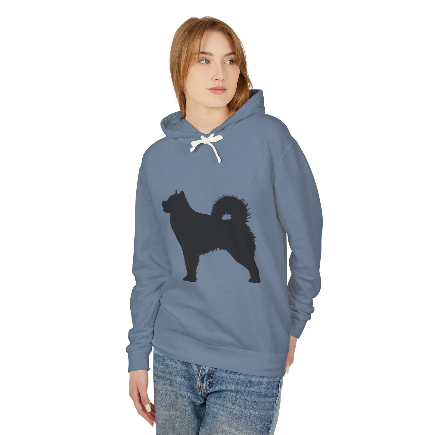 Malamute Silhouette Unisex Lightweight Hoodie