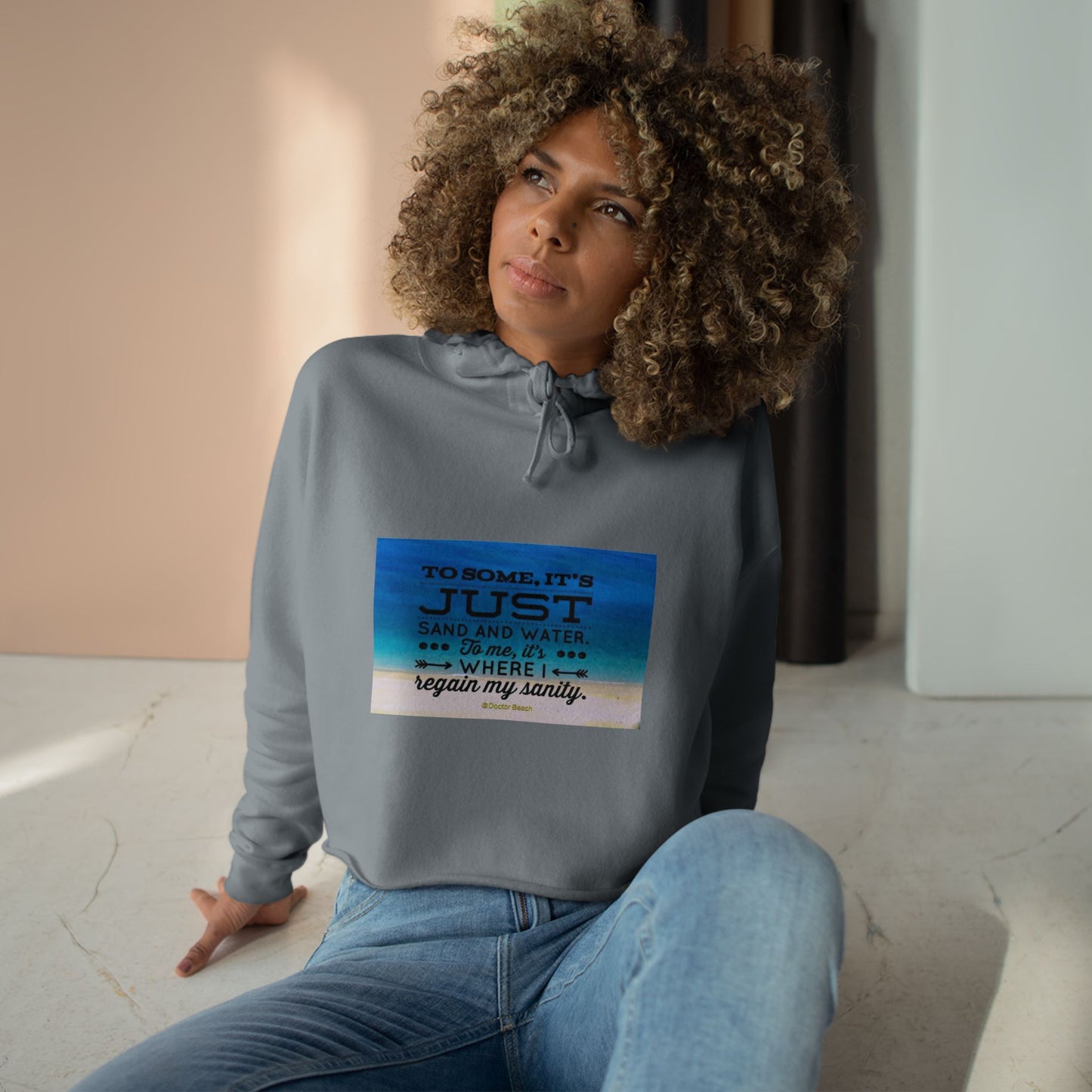 Dr. Beach Women's Crop Hoodie