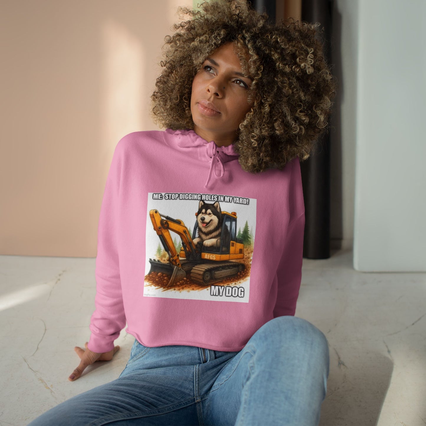 Digmaster Women's Crop Hoodie