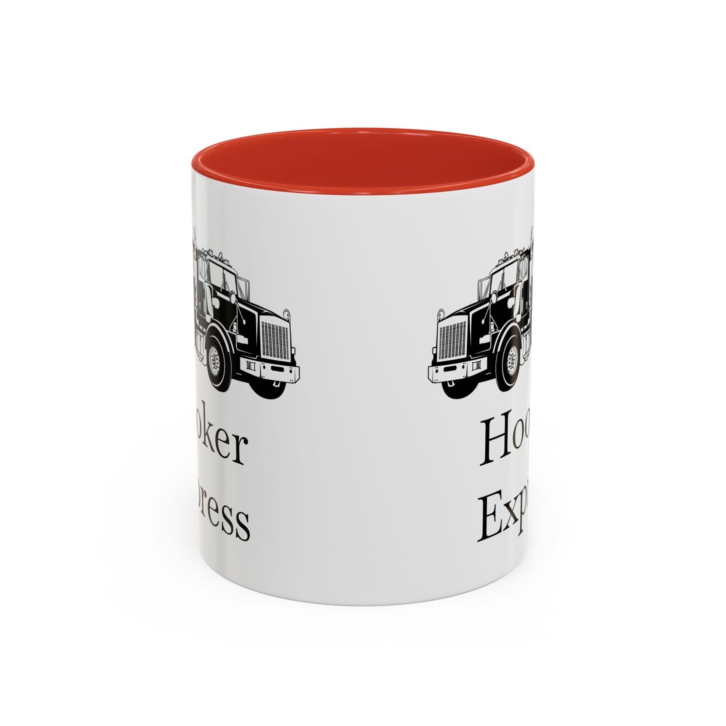 H**ker Express Heavy Tow Truck 2-Tone Coffee Mug