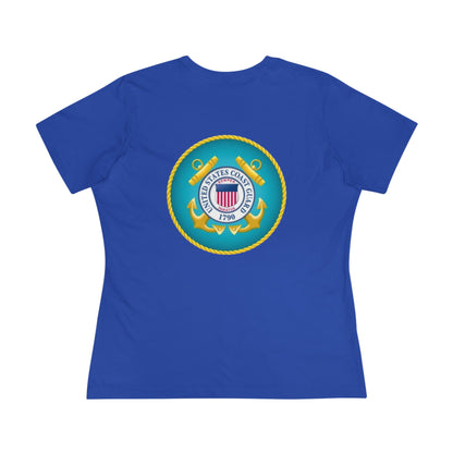 US Coast Guard Women's Short Sleeve Crewneck Tee