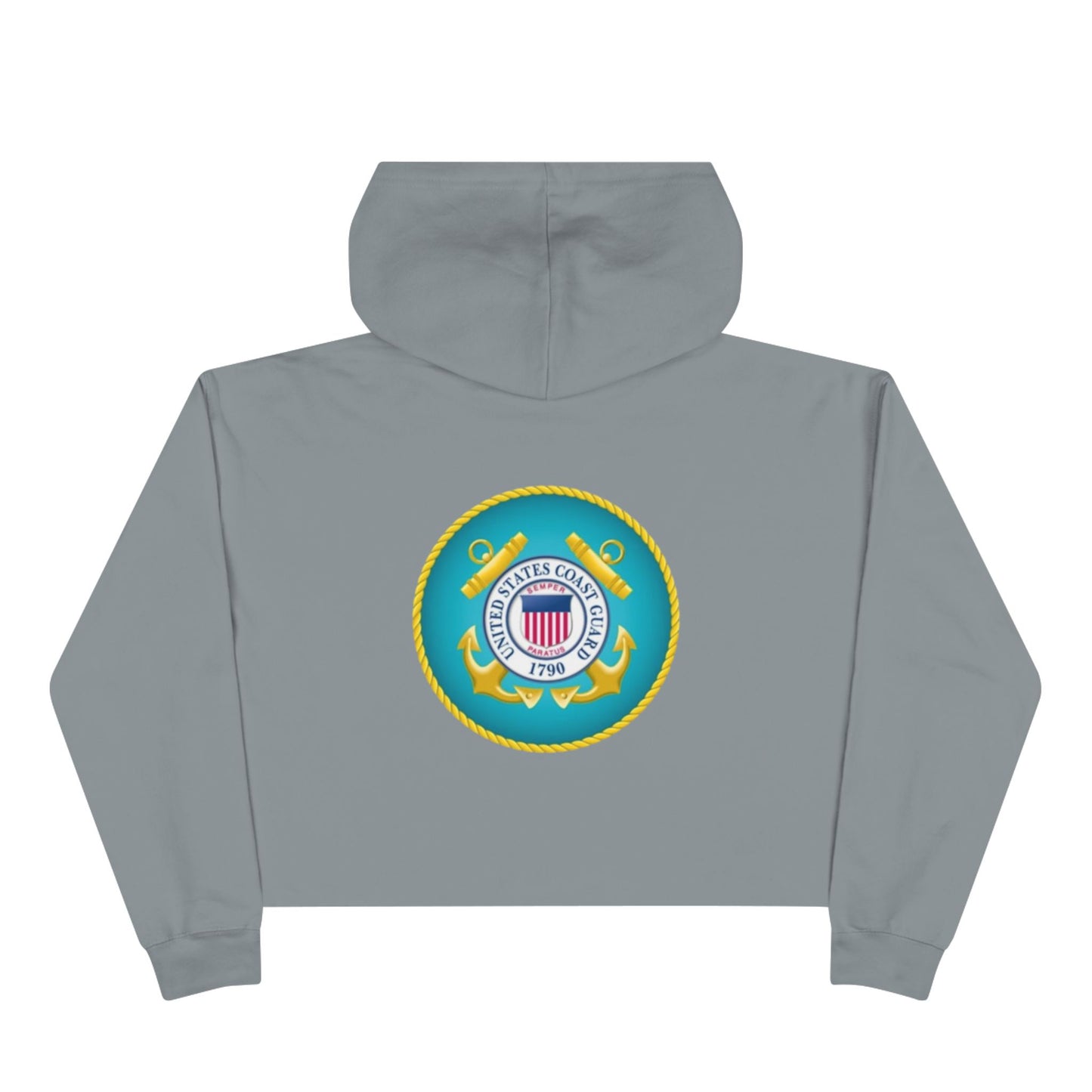 US Coast Guard Women's Crop Hoodie