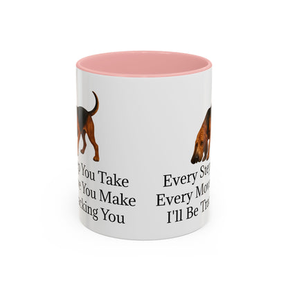 Tracking You 2-Tone Coffee Mug